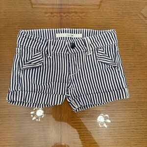 Joe's Jeans Navy and White Striped Kids Shorts